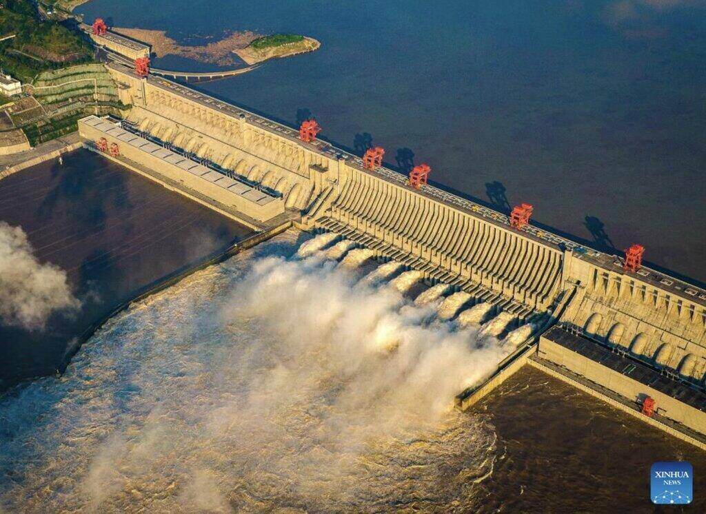 The Three Gorges Dam is China's largest hydroelectric project today. Photo: Xinhua