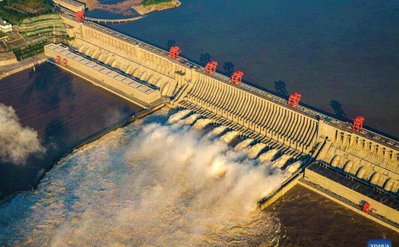 The Three Gorges Dam is China's largest hydroelectric project today. Photo: Xinhua