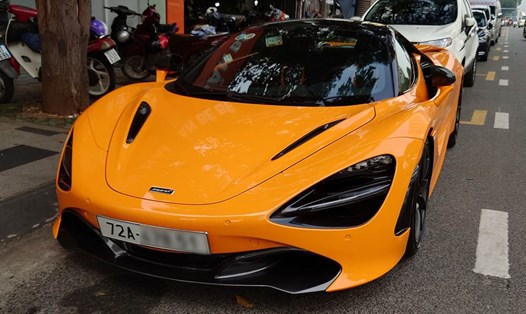 Siêu xe McLaren 720S Spider xuất hiện ở đường phố Bà Rịa - Vũng Tàu gây chú ý. Ảnh: Dương Minh