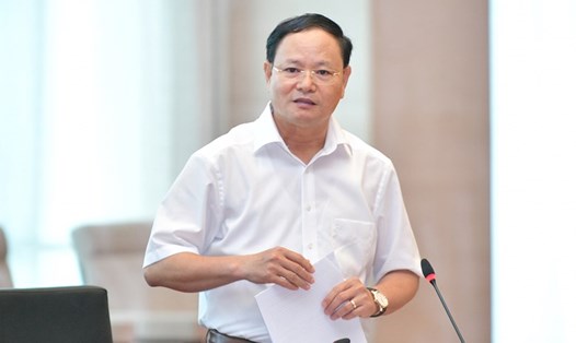 Bổ nhiệm lại Thứ trưởng Bộ Tài nguyên và Môi trường Lê Minh Ngân. Ảnh: Phạm Thắng