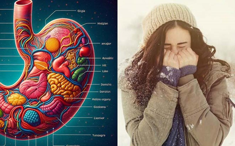 Cold weather makes you susceptible to intestinal health problems. Graphics: Ngoc Thuy