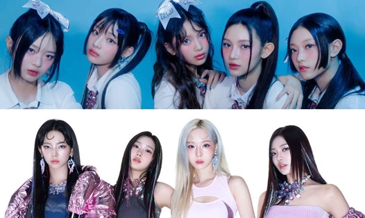 Nhóm nhạc nữ Kpop NewJeans và aespa. Ảnh: Naver