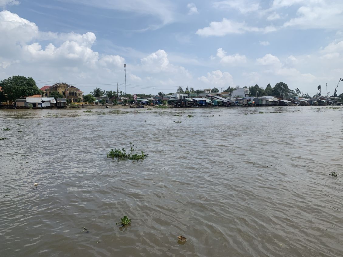 Tien River passing Sa Dec market. Photo: An Le