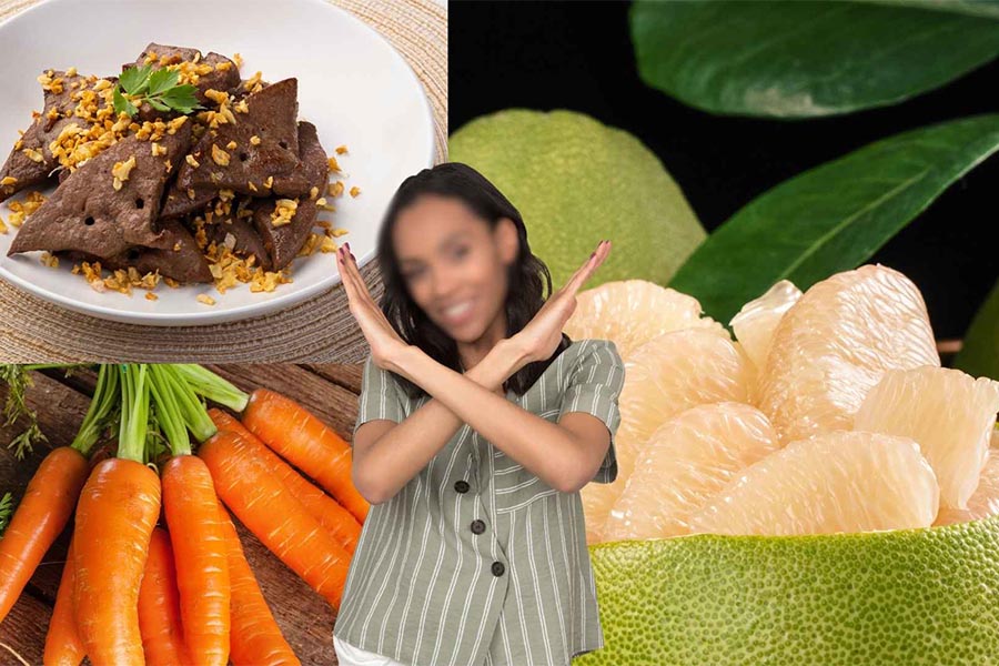 Some foods are incompatible with grapefruit