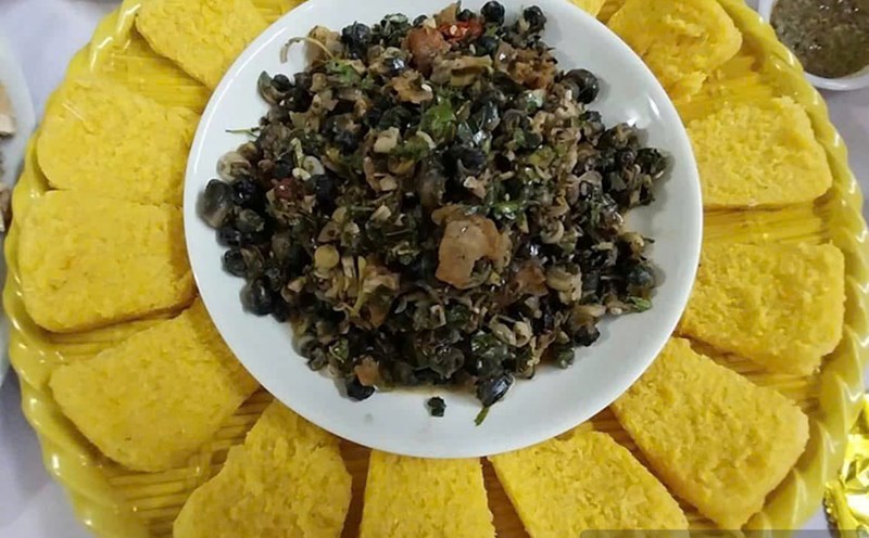 Com boi is a specialty in the mountainous region of Minh Hoa district, Quang Binh province. Photo: Cong Sang