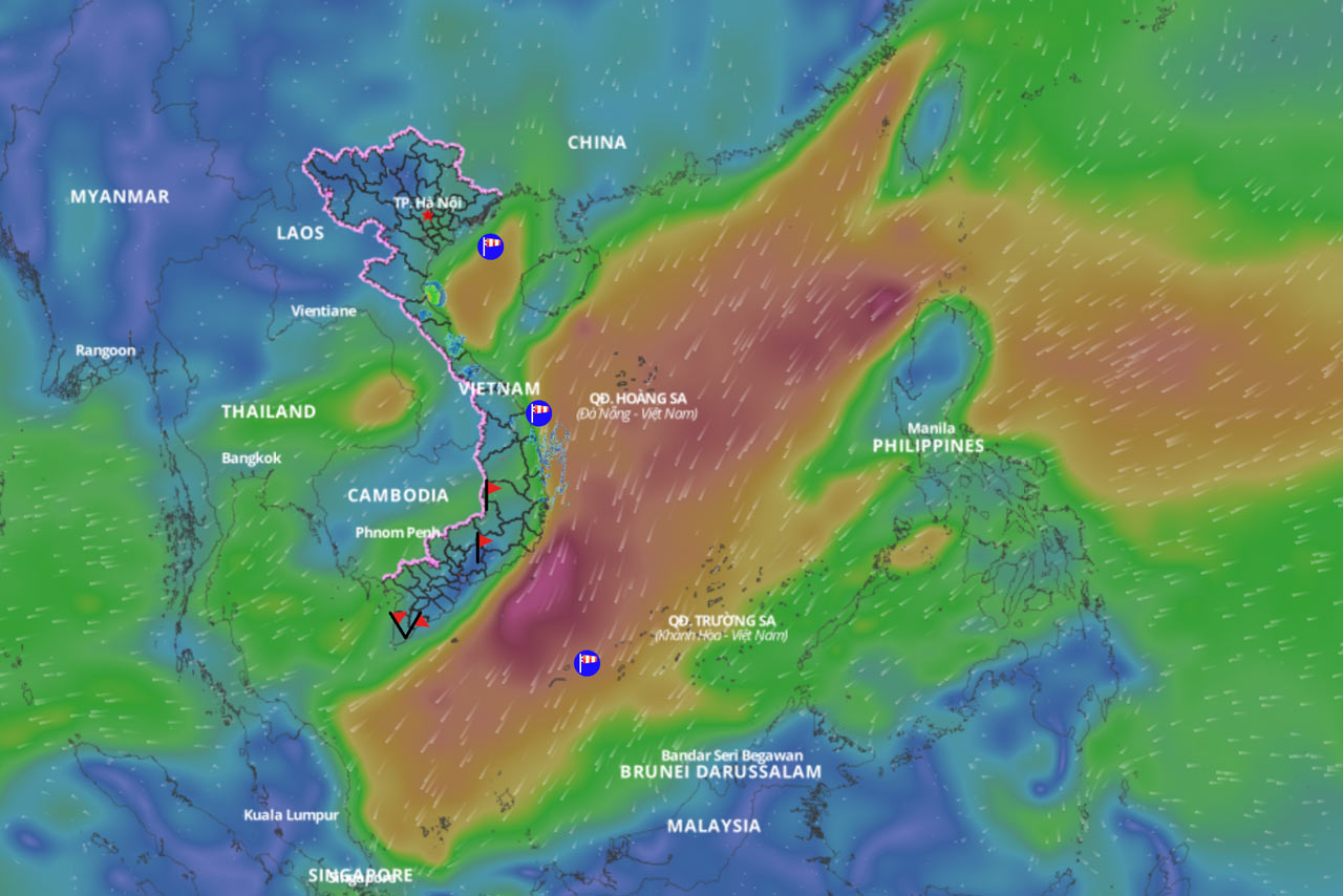 bad weather due to cold air