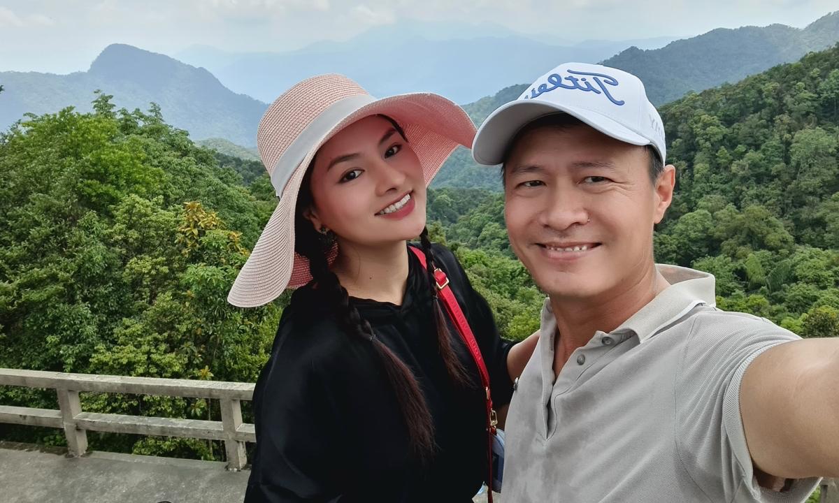 Vu Thu Phuong and her ex-husband. Photo: Character provided