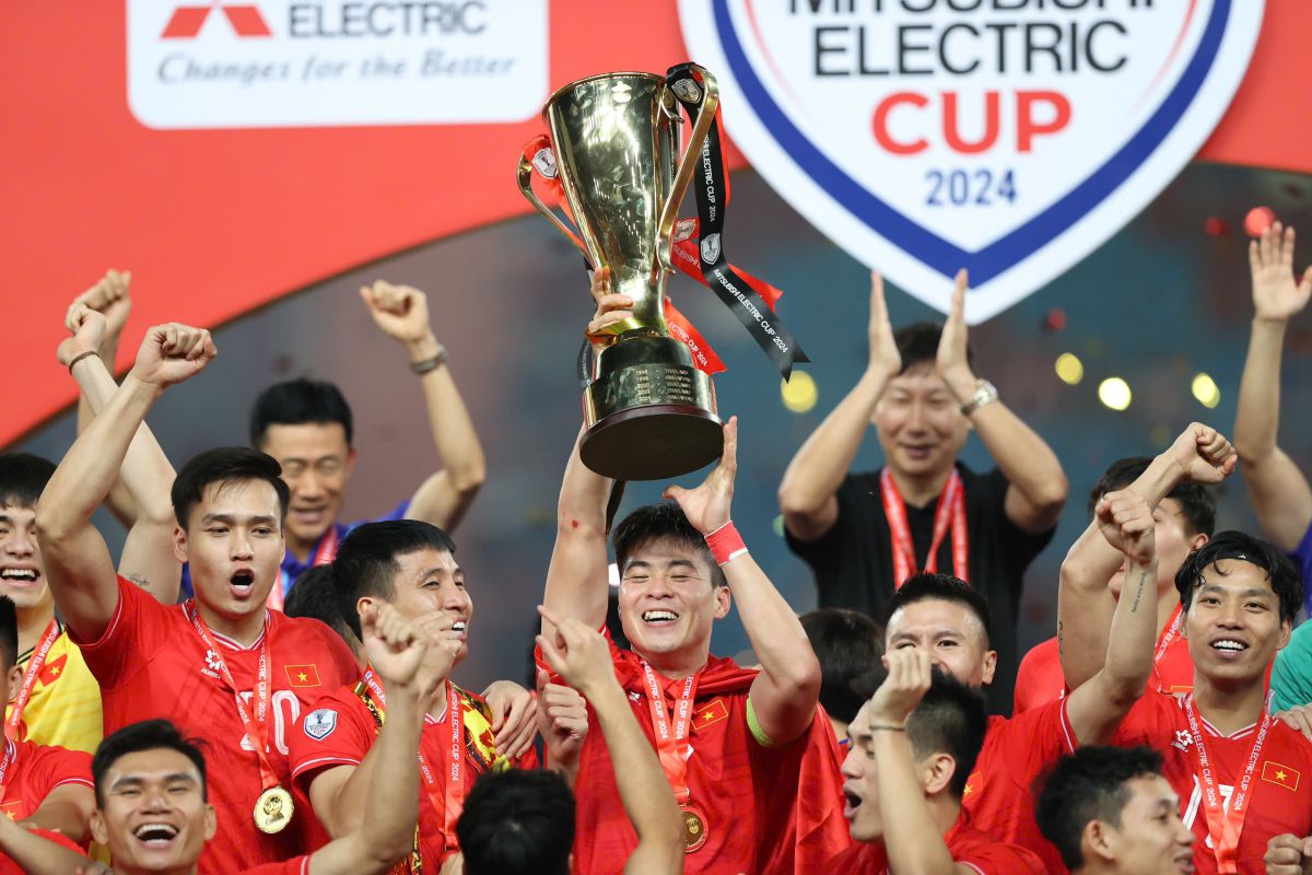 Vietnam team has become Southeast Asian champion after 6 years of waiting. Photo: Thanh Vu