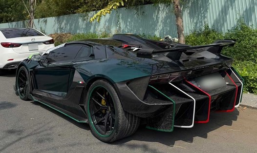 Lamborghini Aventador LP700-4 độ Duke Dynamics gây chú ý trong cộng đồng yêu xe tại Việt Nam. Ảnh: Hiển Lâm