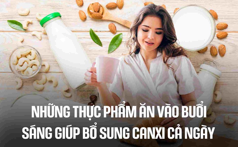 Foods to eat in the morning to supplement calcium all day