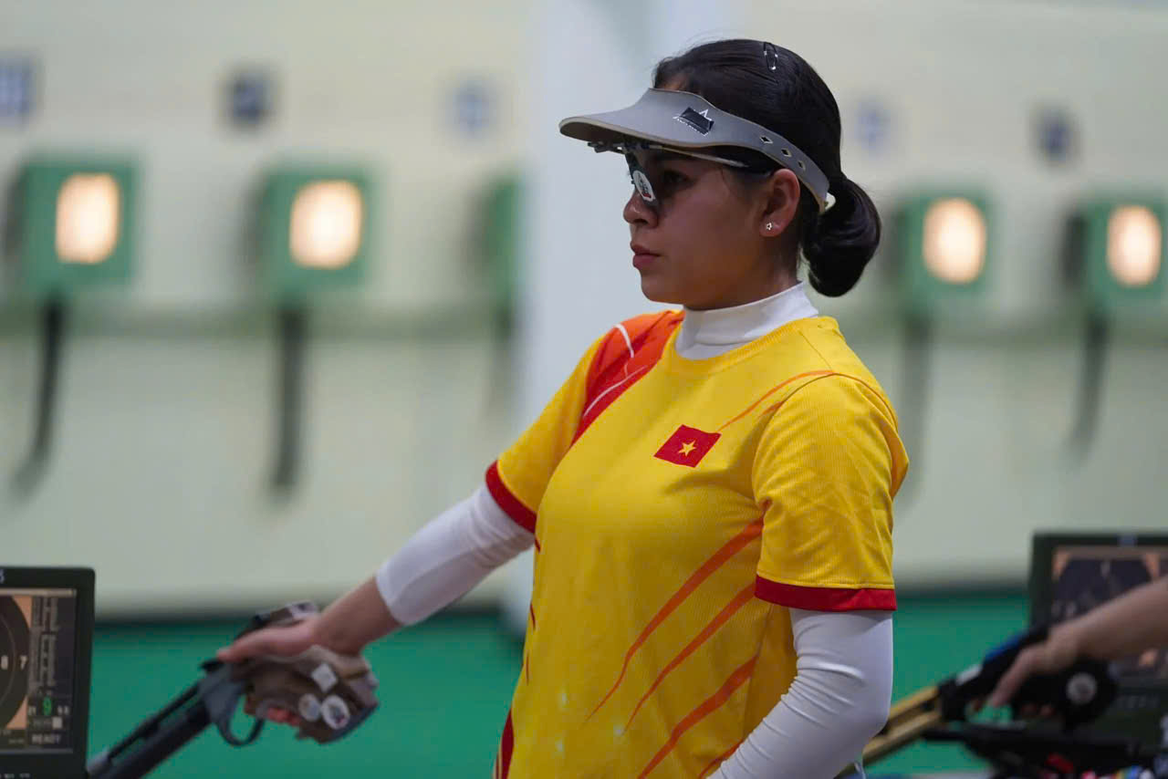 Shooter Trinh Thu Vinh. Photo: Character provided