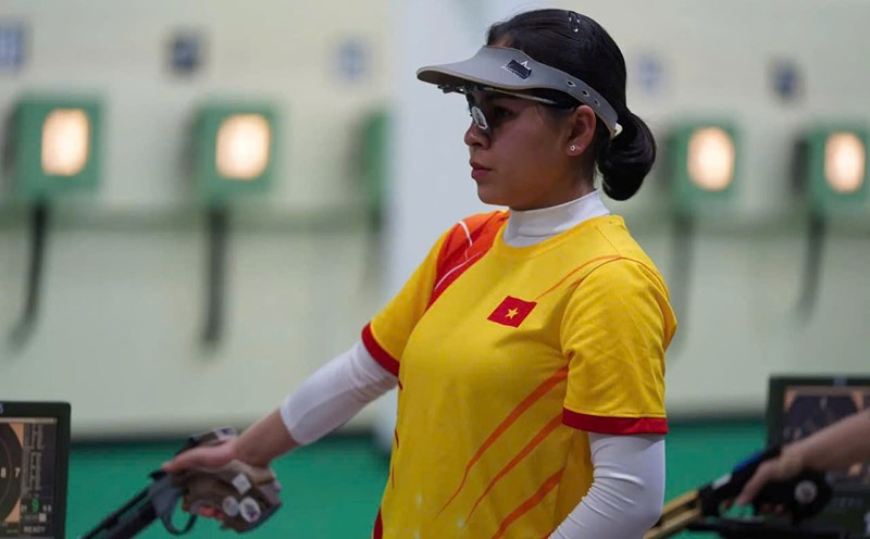 Shooter Trinh Thu Vinh. Photo: Character provided