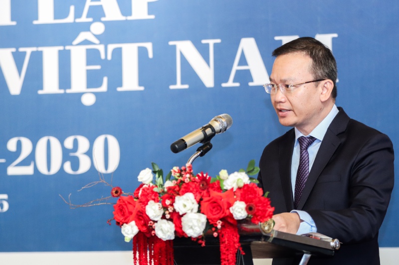 Pho Cuc truong Cuc The duc The thao Nguyen Hong Minh phat bieu tai Dai hoi. Anh: BTC