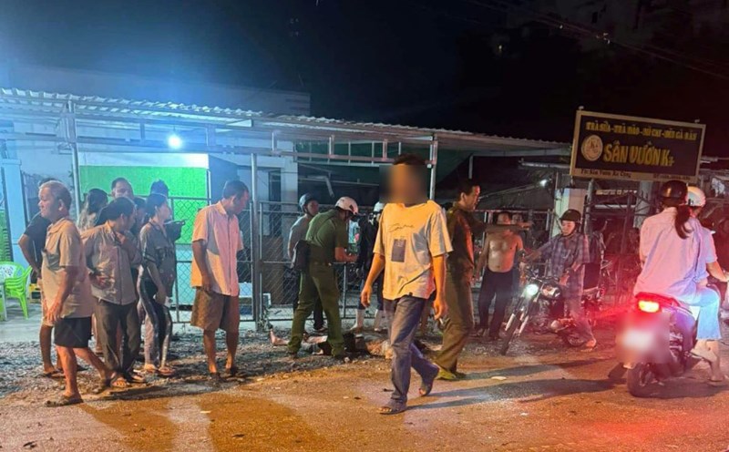 Scene of a traffic accident that left one person dead. Photo: Thanh Nhan