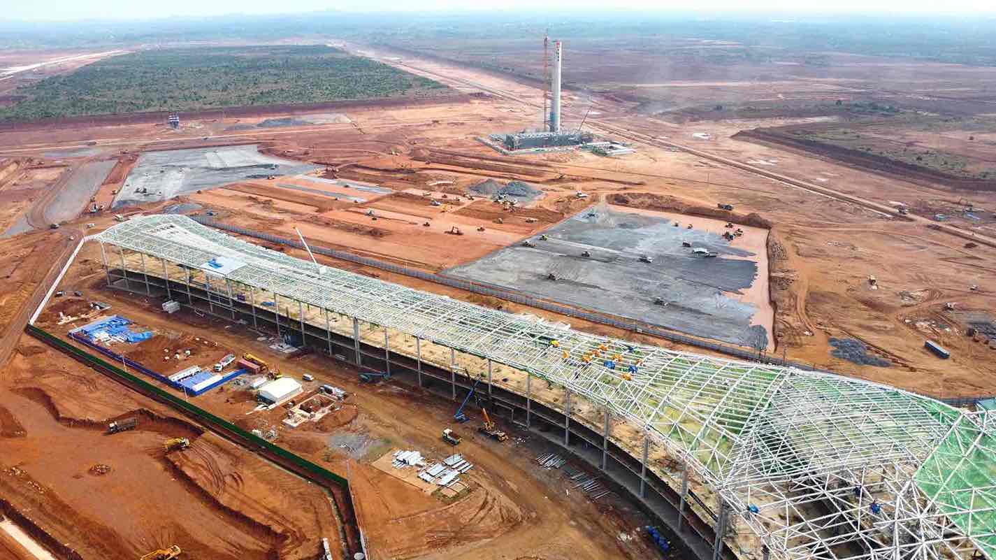 Long Thanh airport project under construction in Dong Nai. Photo: HAC