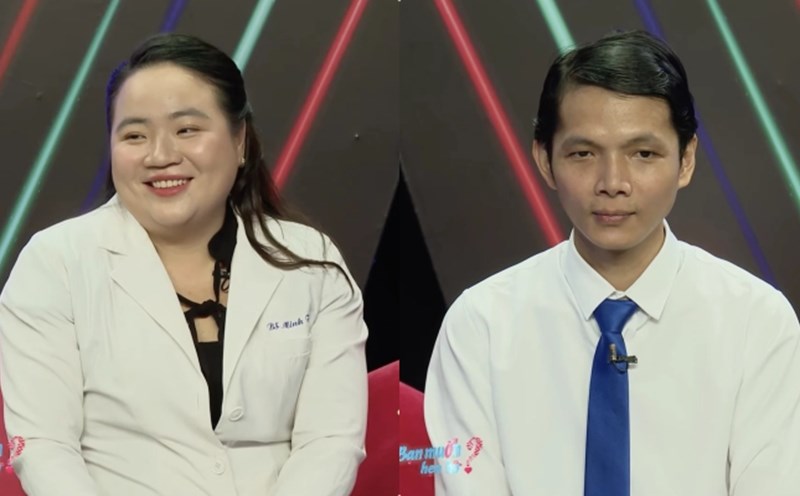 Couple at "You want to date". Photo: Producer.