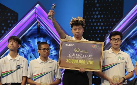 Hue has a television broadcast of the eighth Road to Olympia final. Photo: VTV