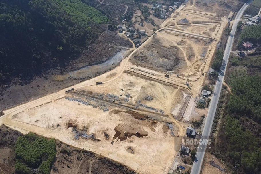 The largest industrial cluster in Bac Kan province is gradually taking shape. Photo: Nguyen Hoan.