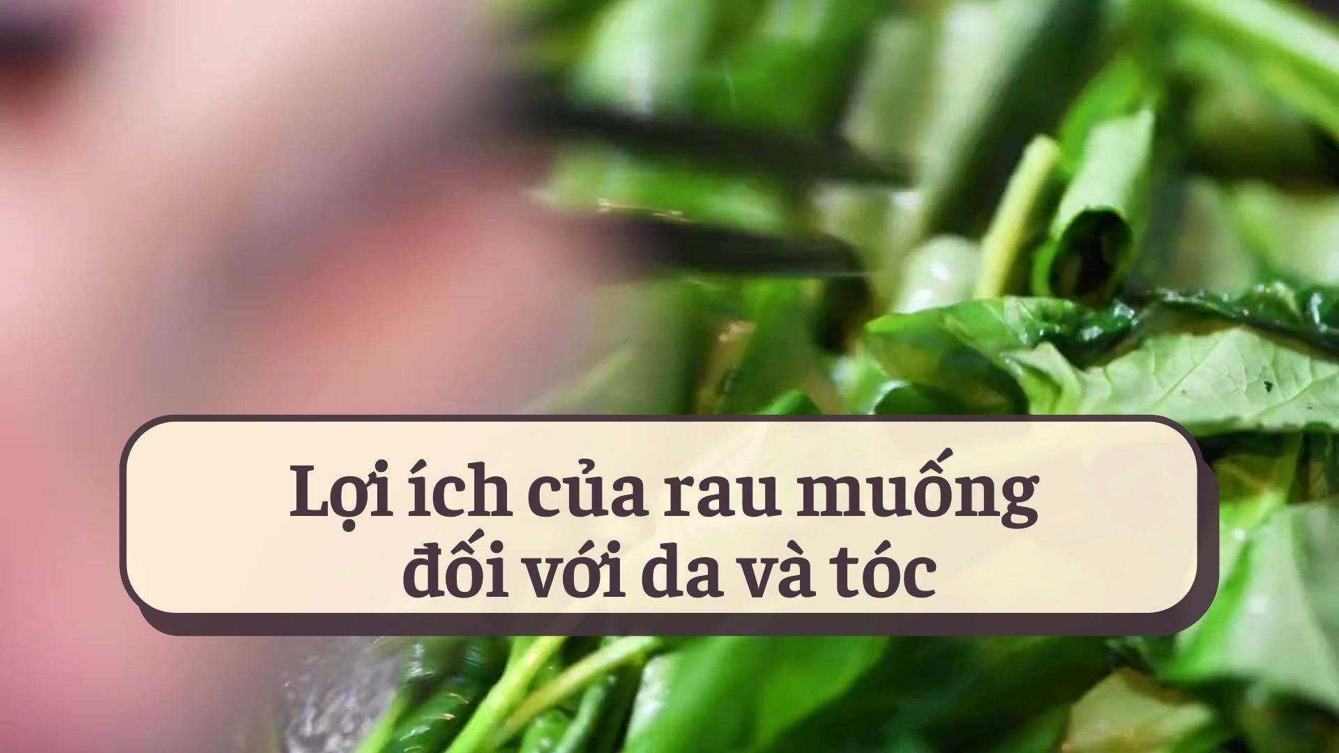 Water spinach is good for skin and hair. Graphics: Thanh Thanh