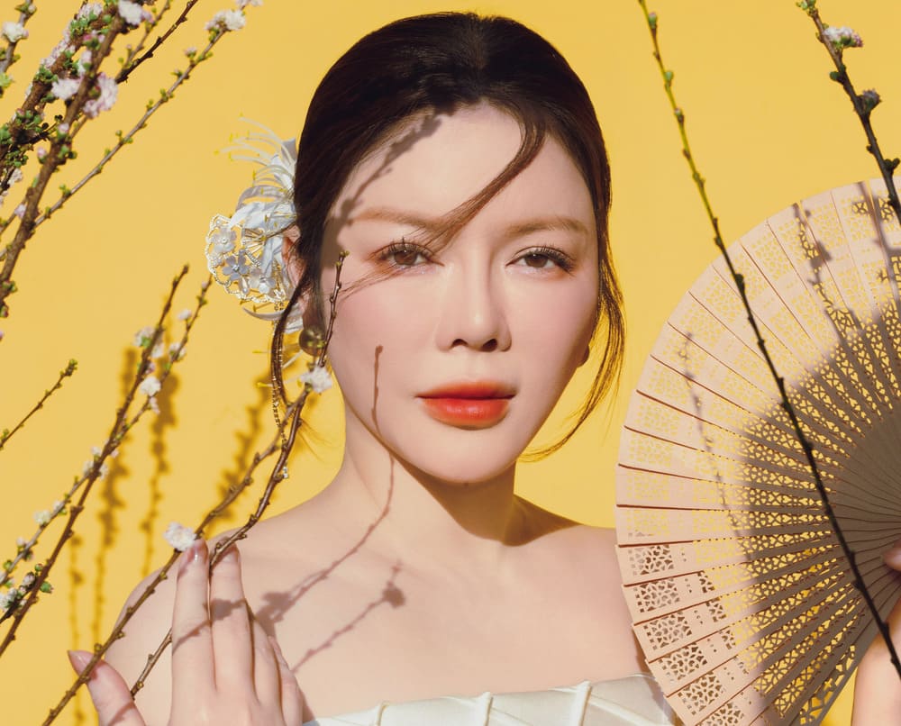 Ly Nha Ky shows off her increasingly beautiful appearance. Photo: Linh Pham