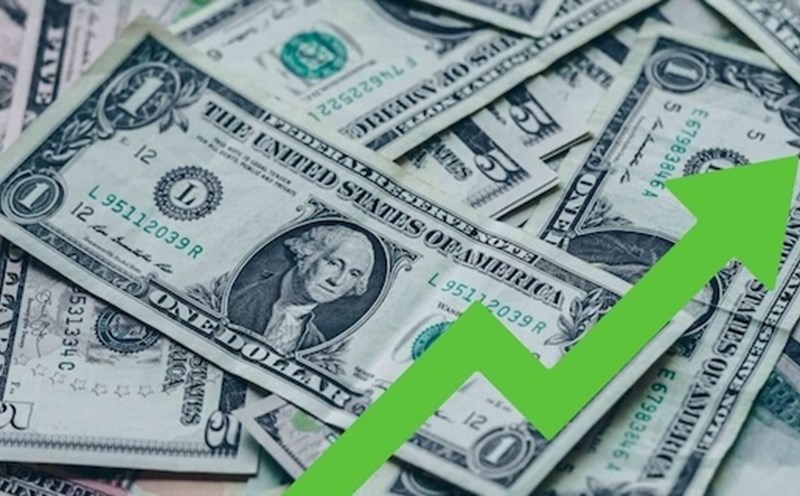 The first trading session of the week on January 13 recorded a strong increase in the USD. Design: Khanh Nhien.