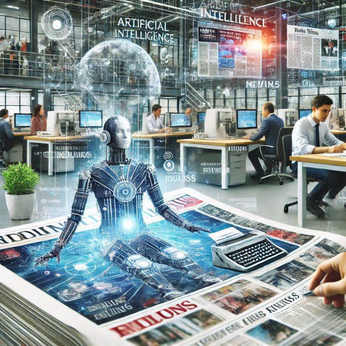 Applying data journalism and artificial intelligence (AI) in journalism is an inevitable trend in the digital transformation process. Photo: Tung Giang