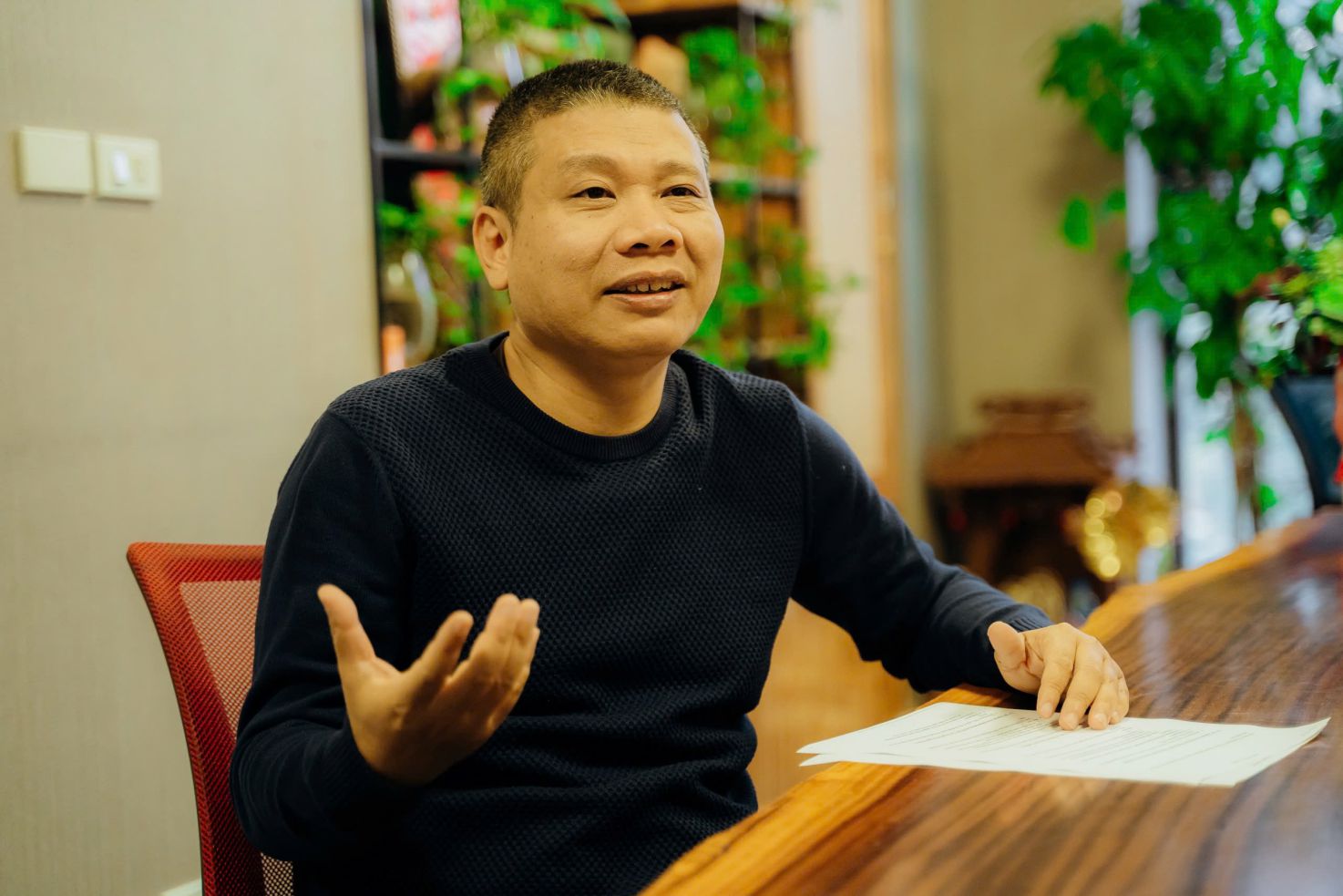 Mr. Ha Anh Tuan - CEO of Vinalink Media JSC. Photo: Den Phu