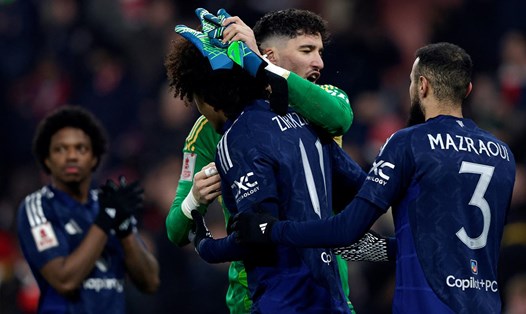 Manchester United thắng xứng đáng Arsenal ngay tại Emirates ở vòng 3 FA Cup. Ảnh: AFP