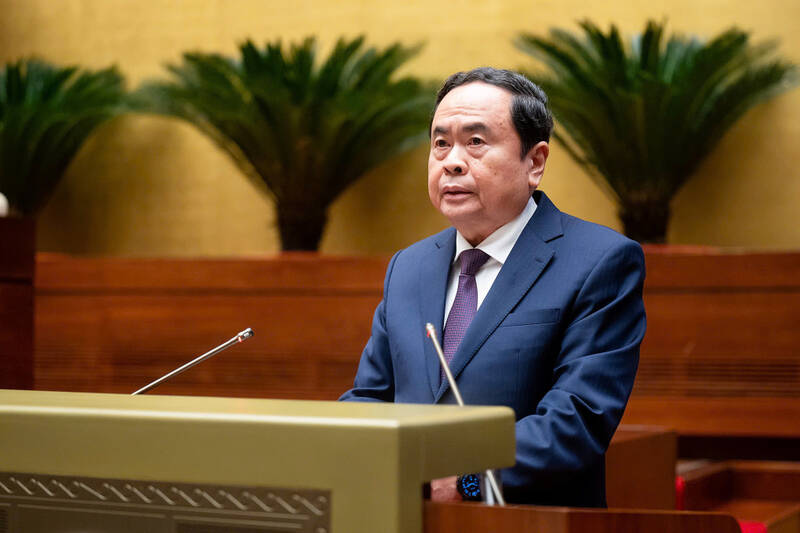 Politburo member and National Assembly Chairman Tran Thanh Man said that a scientific management mechanism must create motivation for innovation and creativity. Photo: Pham Thang