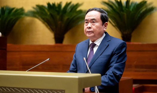 Ủy viên Bộ Chính trị, Chủ tịch Quốc hội Trần Thanh Mẫn cho rằng, cơ chế quản lý khoa học phải tạo động lực đổi mới, sáng tạo. Ảnh: Phạm Thắng