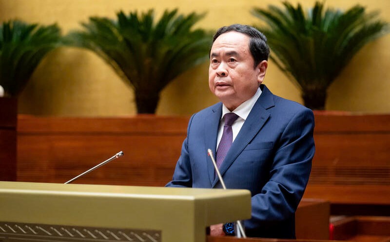 Politburo member and National Assembly Chairman Tran Thanh Man said that a scientific management mechanism must create motivation for innovation and creativity. Photo: Pham Thang