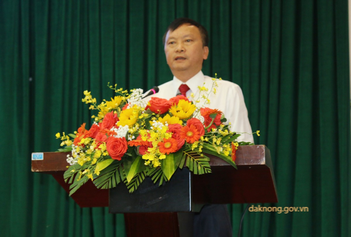 Director of the Department of Planning and Investment of Dak Nong province, Tran Dinh Ninh, was disciplined. Photo: daknong.gov.vn