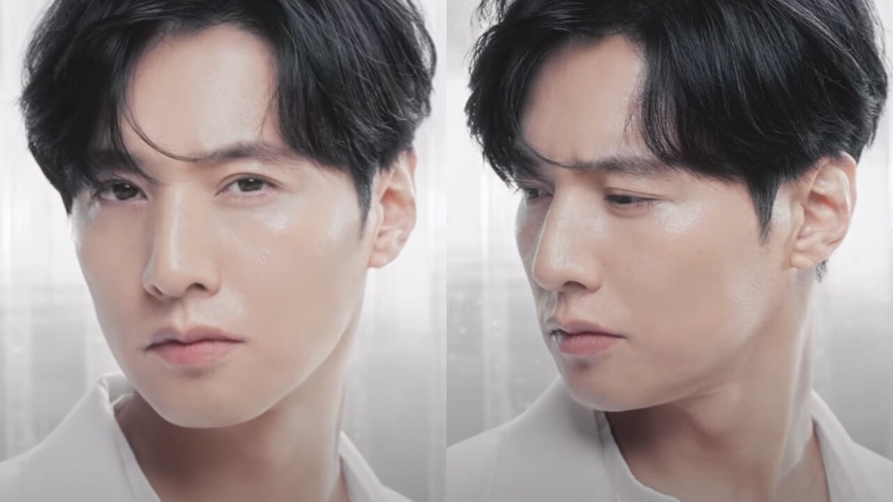 Actor Won Bin - Song Hye Kyo's co-star caused a stir with his 15-second appearance in the advertisement. Photo: Cut from video
