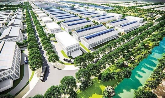 Thị trường bất động sản công nghiệp sẽ tiếp tục là điểm sáng trong năm 2025. Ảnh: AI.