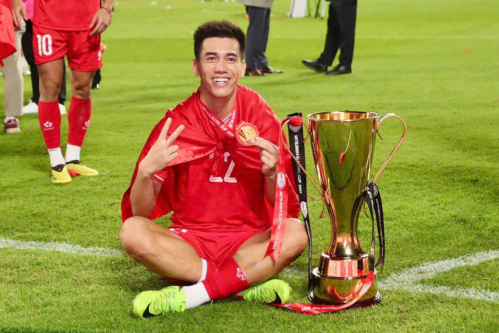 Tien Linh contributed many goals to the Vietnam team's victory in the 2024 ASEAN Cup. Photo: Thanh Vu