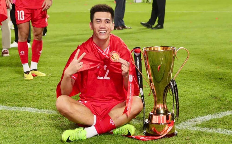 Tien Linh contributed many goals to the Vietnam team's victory in the 2024 ASEAN Cup. Photo: Thanh Vu