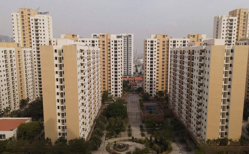 The handling of wasteful abandoned resettlement housing funds has not been effective. Photo: Anh Tu