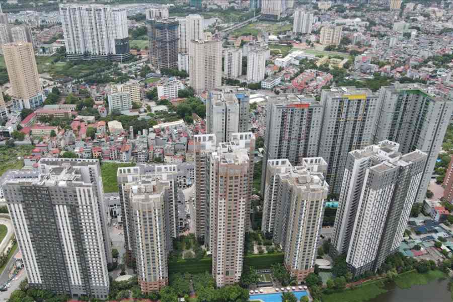 With positive developments in 2024, the Hanoi real estate market as well as the whole country's market in 2025 is expected to enter a new development cycle. Photo: Cao Nguyen