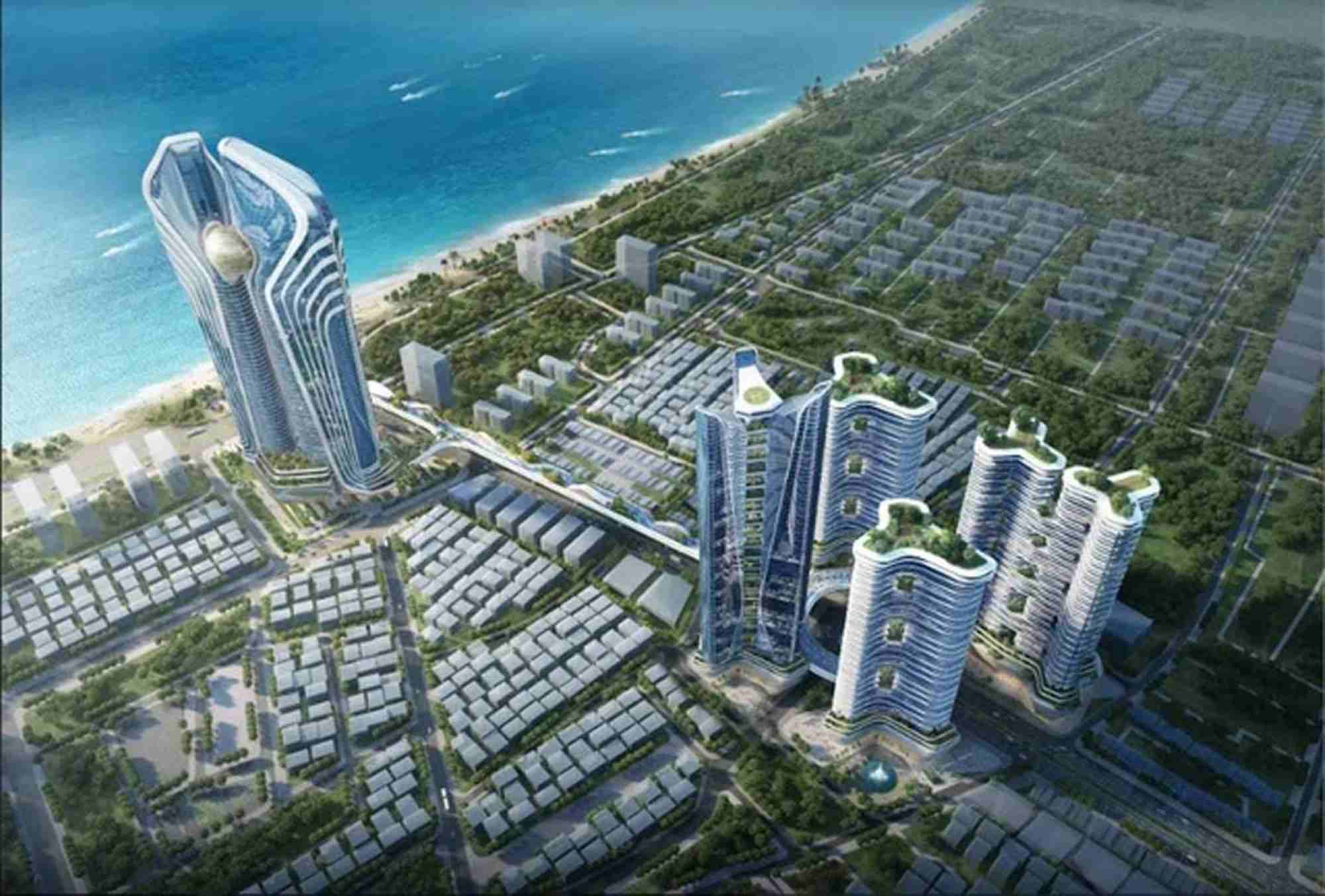 One of the perspectives of the Danang Gateways Financial Tower Project. Photo: Sakae Holding