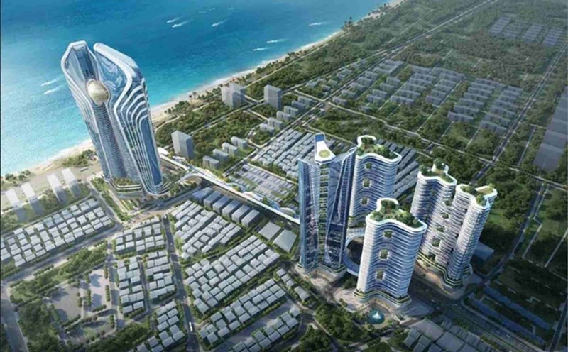 One of the perspectives of the Danang Gateways Financial Tower Project. Photo: Sakae Holding