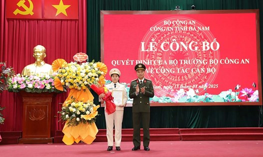 Thượng tá Đỗ Thị Thu Hiền - Trưởng Công an TP Phủ Lý giữ chức vụ Phó Giám đốc Công an tỉnh Hà Nam. Ảnh: Công an tỉnh Hà Nam