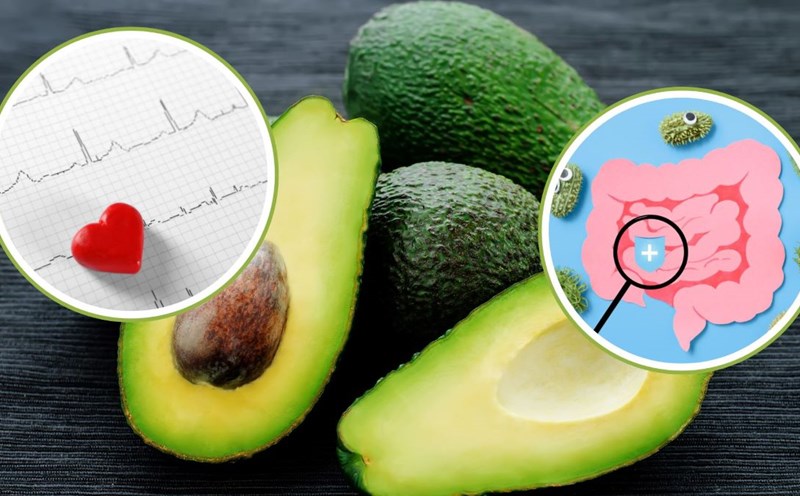 Avocado is good for the heart and intestines. Graphics: Thanh Thanh