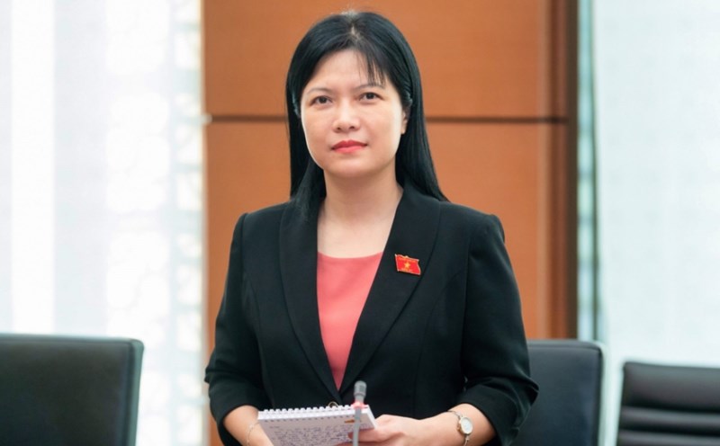 National Assembly Delegate Ta Thi Yen - Deputy Head of the Delegation Affairs Committee of the National Assembly Standing Committee. Photo: Ai Van