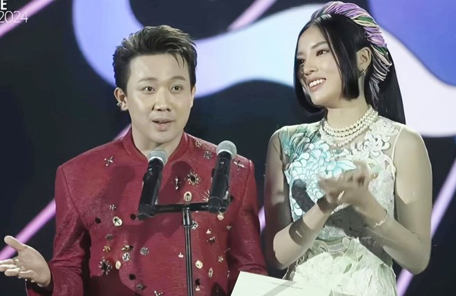 Tran Thanh at WeChoice Awards. Photo: Organizing Committee