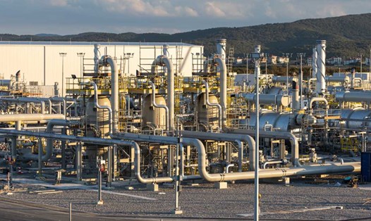 Đường ống dẫn khí đốt Nga tới Thổ Nhĩ Kỳ TurkStream. Ảnh: TurkStream