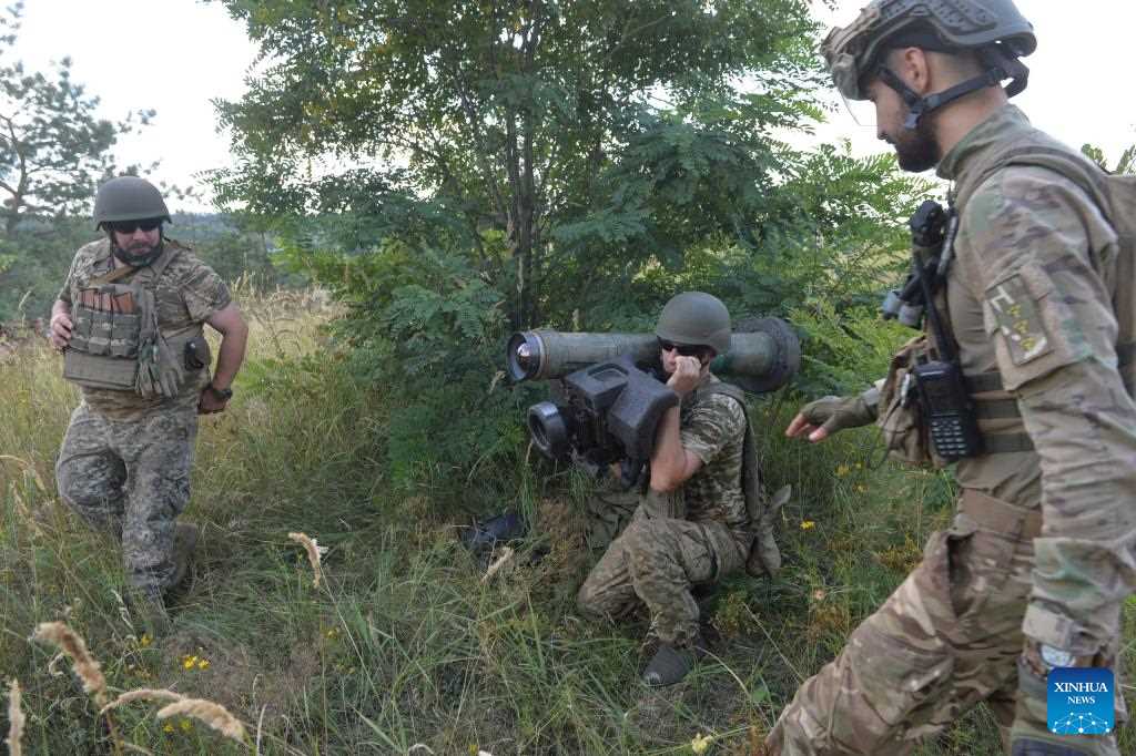 Ukrainian soldiers. Photo: Xinhua