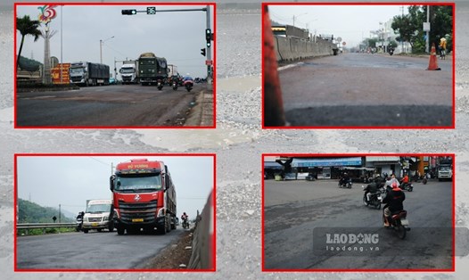 Nhà đầu tư của trạm BOT cam kết sẽ bố trí kinh phí để nâng cấp Quốc lộ 1A đoạn qua tỉnh Bình Định, nhằm khắc phục triệt để các hư hỏng. Ảnh: Hoài Luân