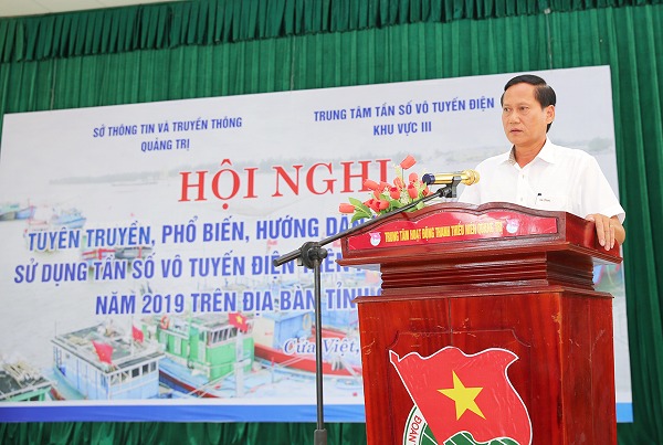 Mr. Nguyen Van Tuong - Director of the Department of Information and Communications of Quang Tri province - registered for early retirement. Photo: thiduakhenthuongvn.org.vn