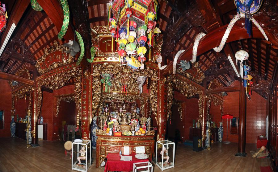 Quan Xa Than at the Mother Goddess Temple in Tay Linh Pagoda, Hoa Binh Commune, Vinh Bao District, Hai Phong. Photo: Tran Cong Dat