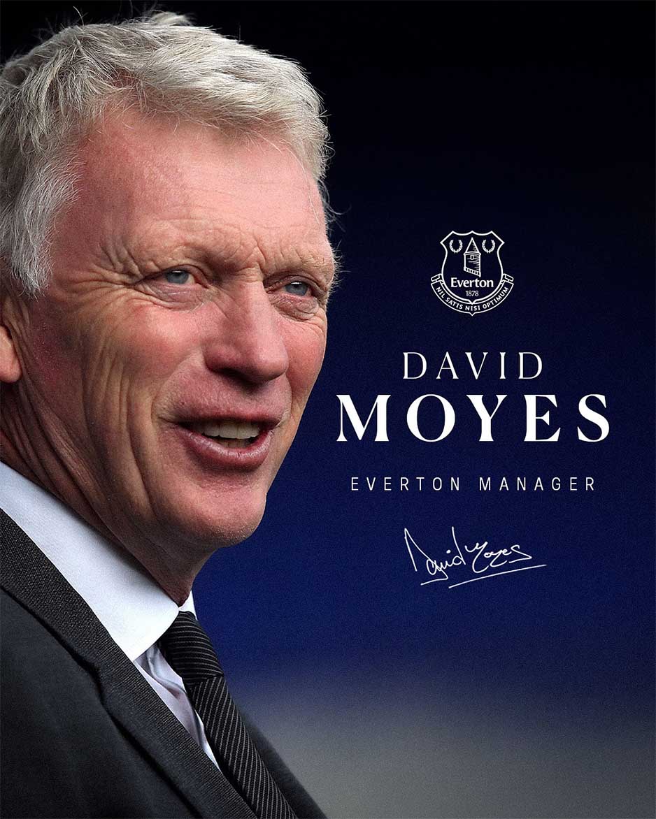 David Moyes đã chính thức trở lại mái nhà xưa, nơi từng làm nên tên tuổi của ông. Ảnh: Everton FC